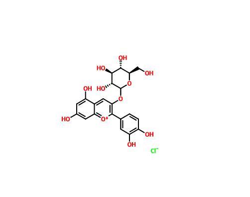 矢车菊素-3-O-葡萄糖苷|7084-24-4