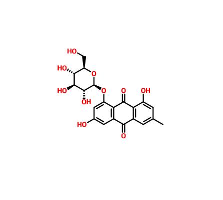 大黄素-8-O-β-D-葡萄糖苷|23313-21-5