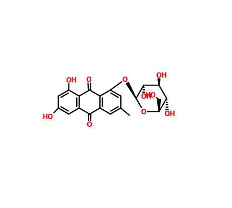 大黄素-1-O-β-D-葡萄糖苷|38840-23-2