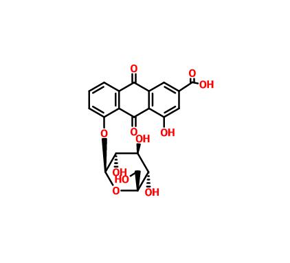 大黄酸-8-β-D-吡喃葡萄糖苷|34298-86-7