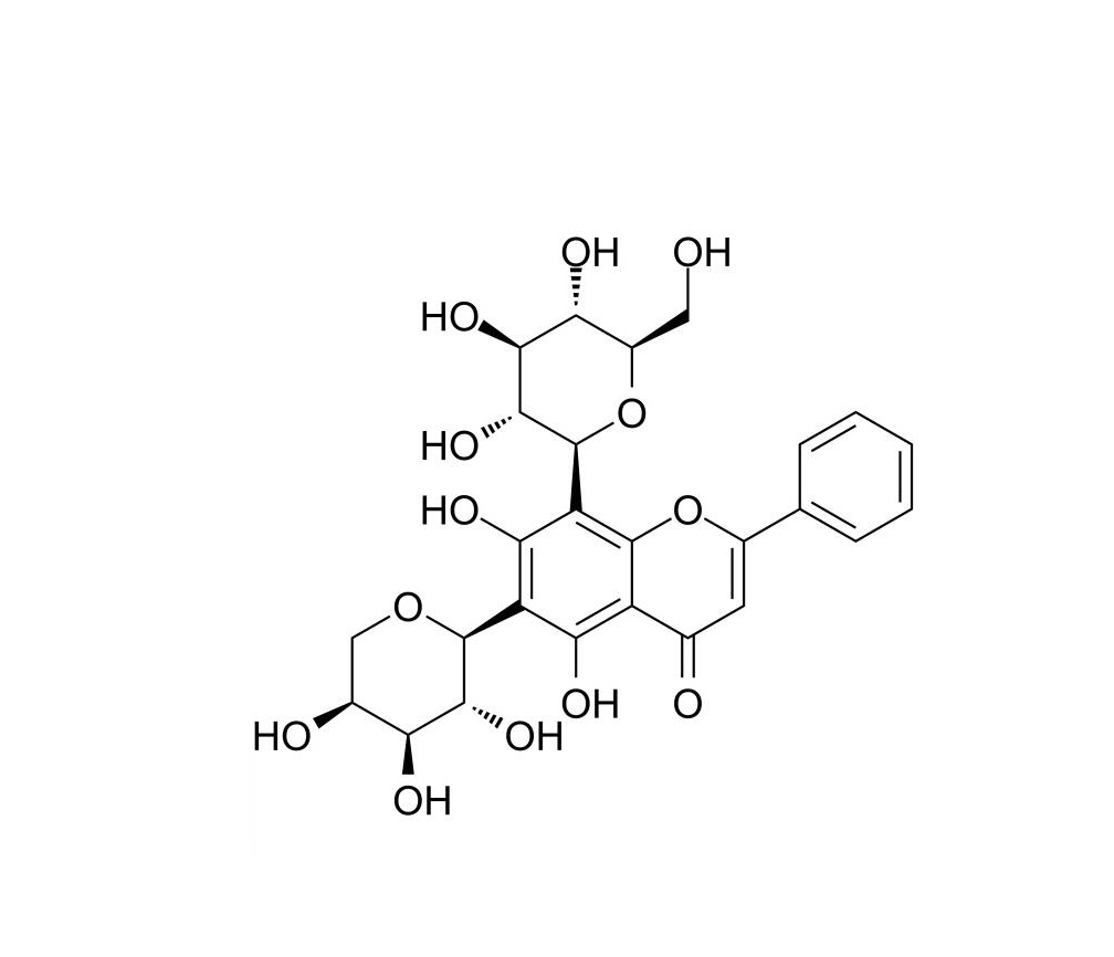 白杨素-6-C-阿拉伯糖-8-C-葡萄糖苷|185145-33-9