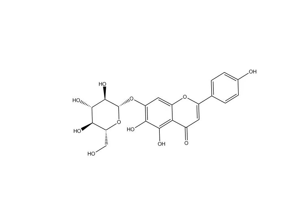 野黄芩苷 7-O-β-D-葡萄糖苷|26046-94-6