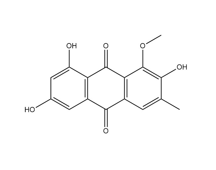 2-羟基-大黄素-1-甲醚|346434-45-5